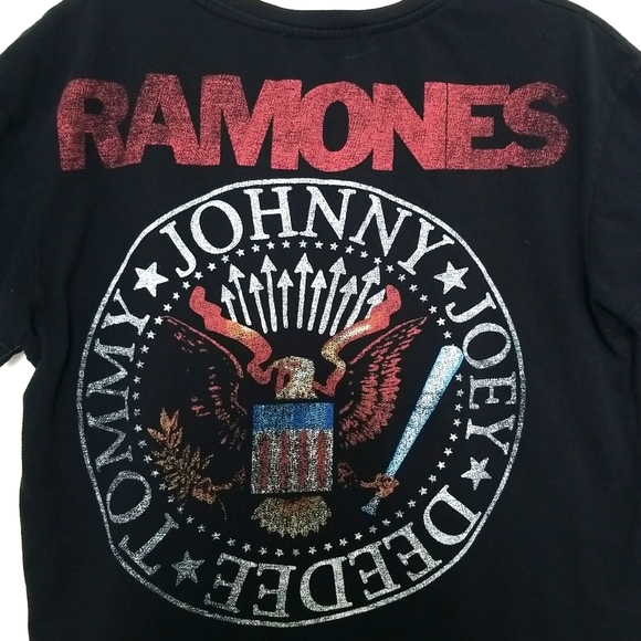 Zara Ramones Front & Back Graphic Band Tee Size Small - Picture 7 of 7